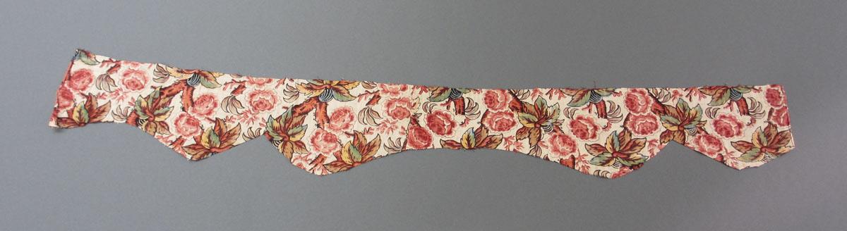 1966.0136 Textile, printed reverse