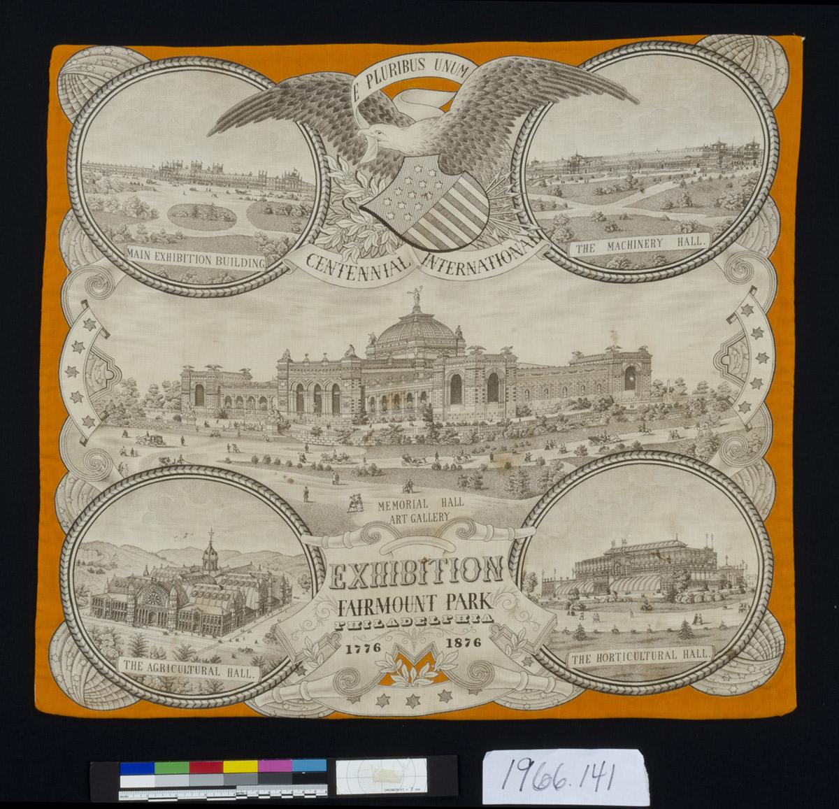 1966.0141 Handkerchief, view 1
