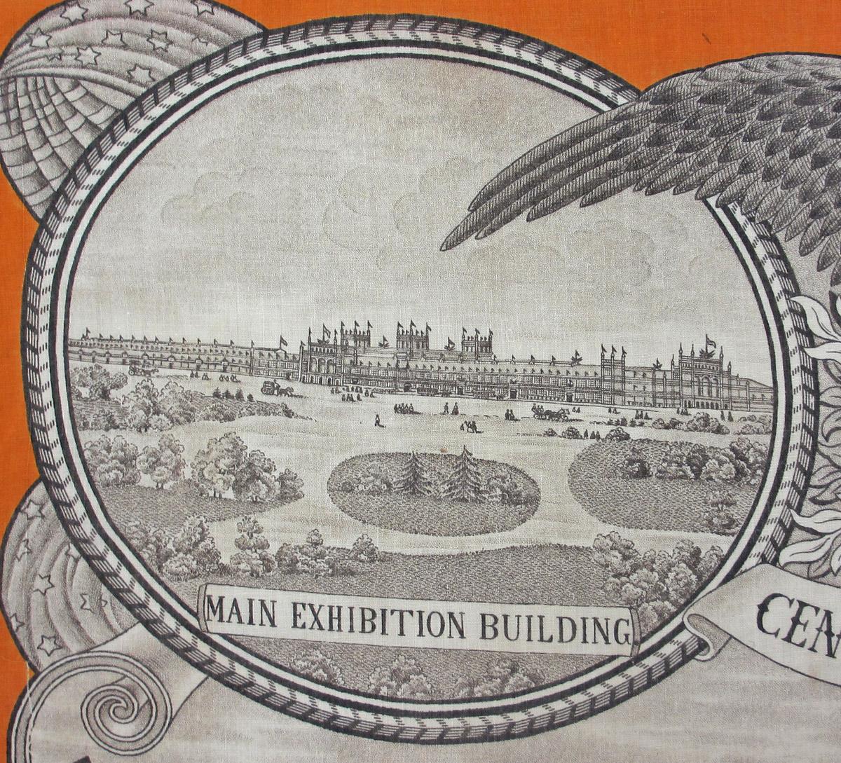 1966.0141 textile, printed detail 2