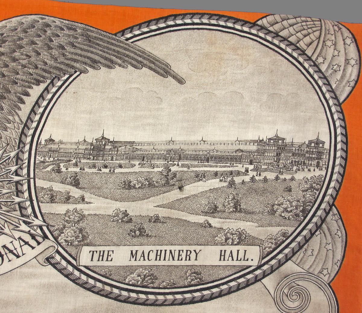 1966.0141 textile, printed detail 3