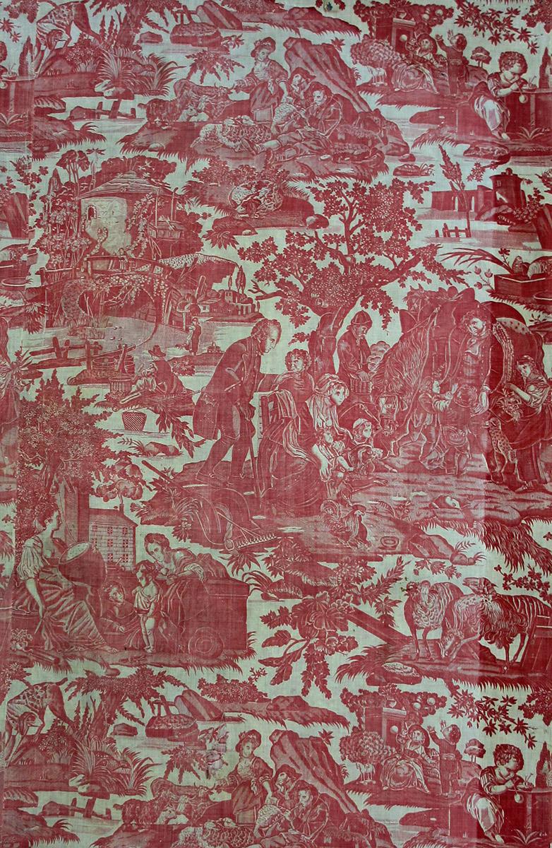 T2155 Textile, printed design repeat