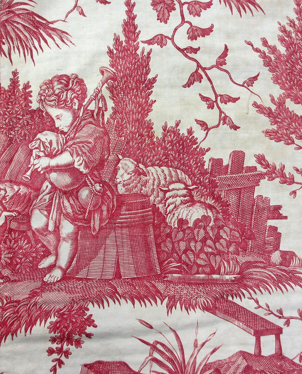 1966.0147 textile, printed detail 4