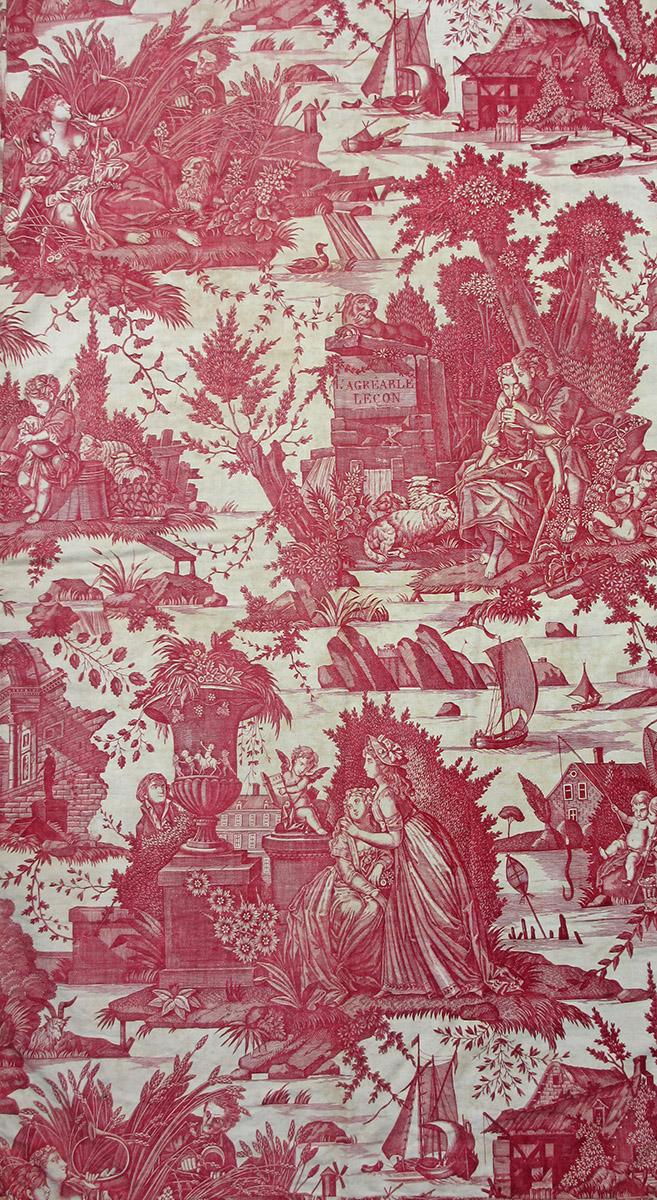 T456.1 textile, printed design repeat