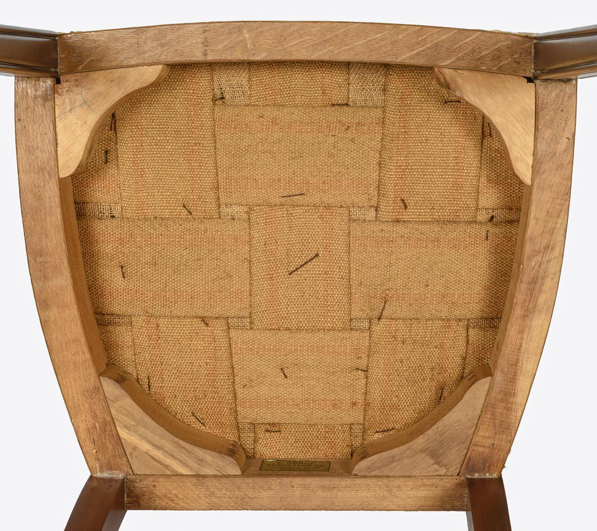 1966.0177 Chair, detail, seat bottom