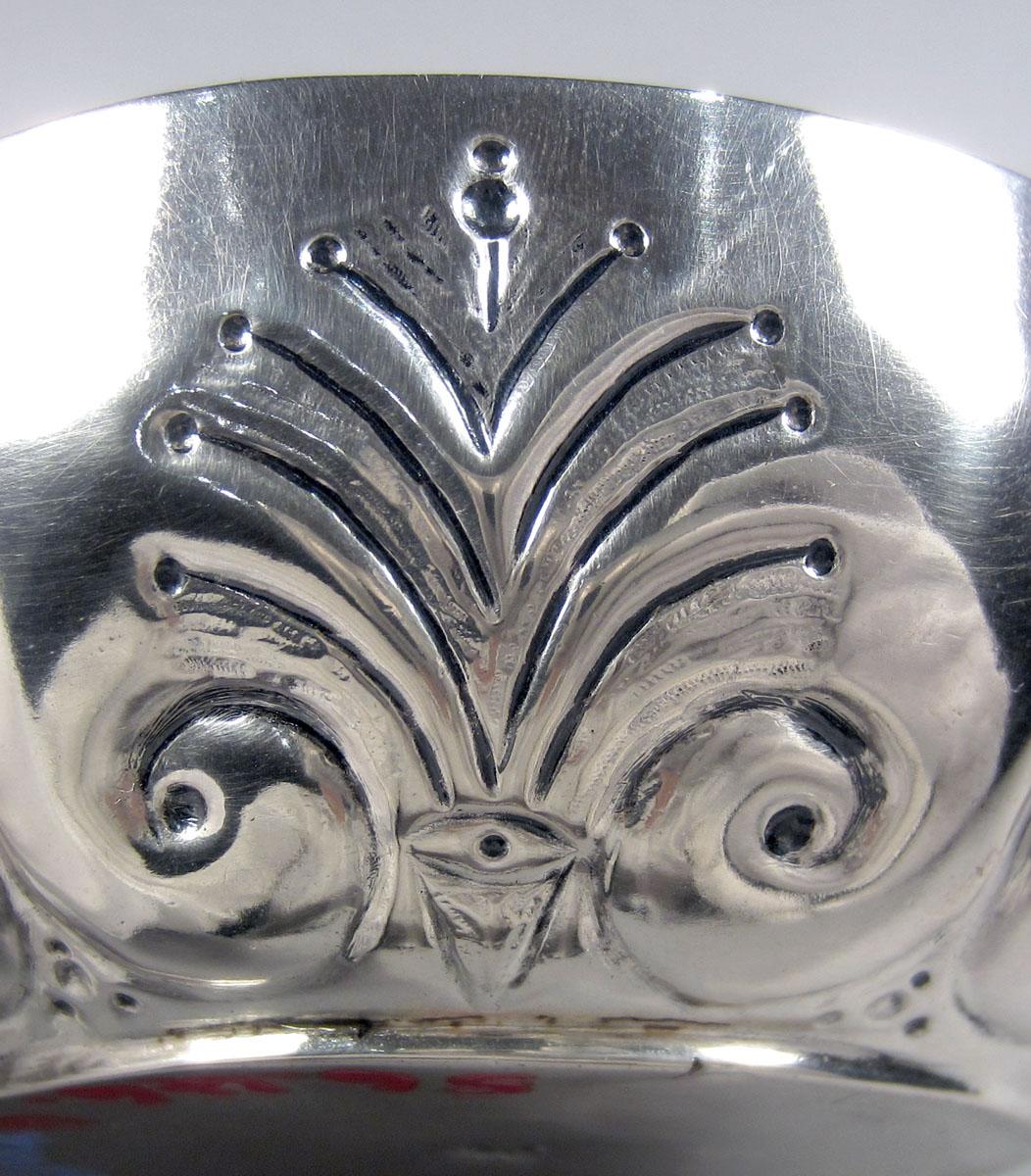 1956.0046.004 Silver Bowl detail decoration