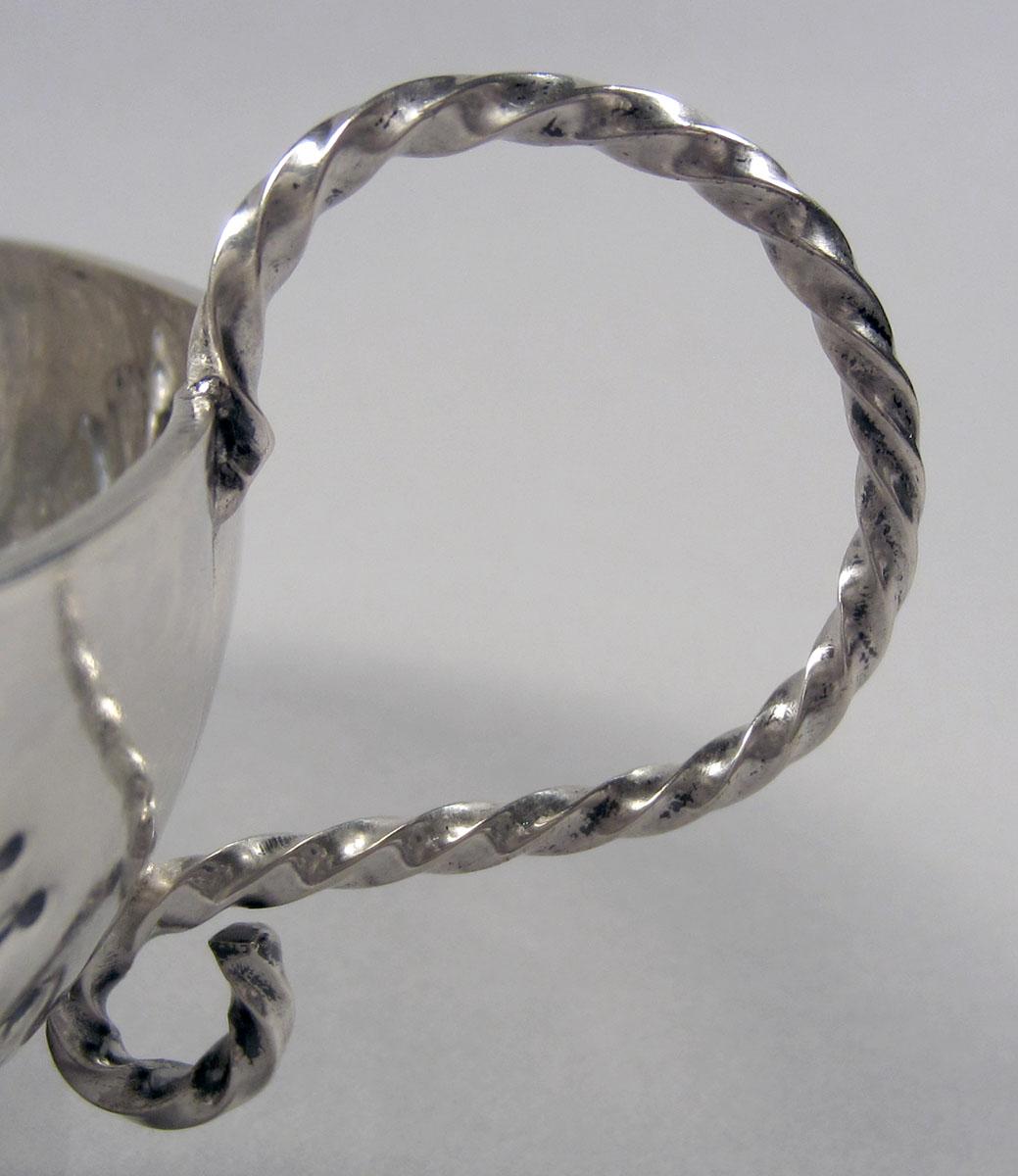 1956.0046.004 Silver Bowl detail handle