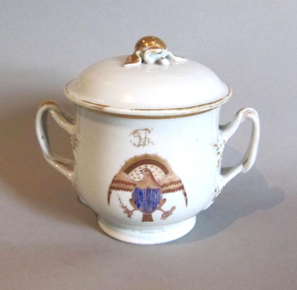 1956.0046.059 A,B Porcelain sugar bowl