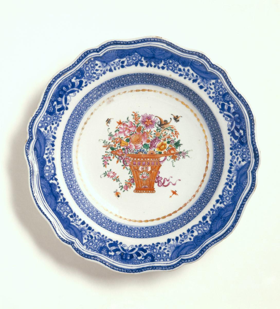 1956.0046.108 Porcelain Plate or Bowl