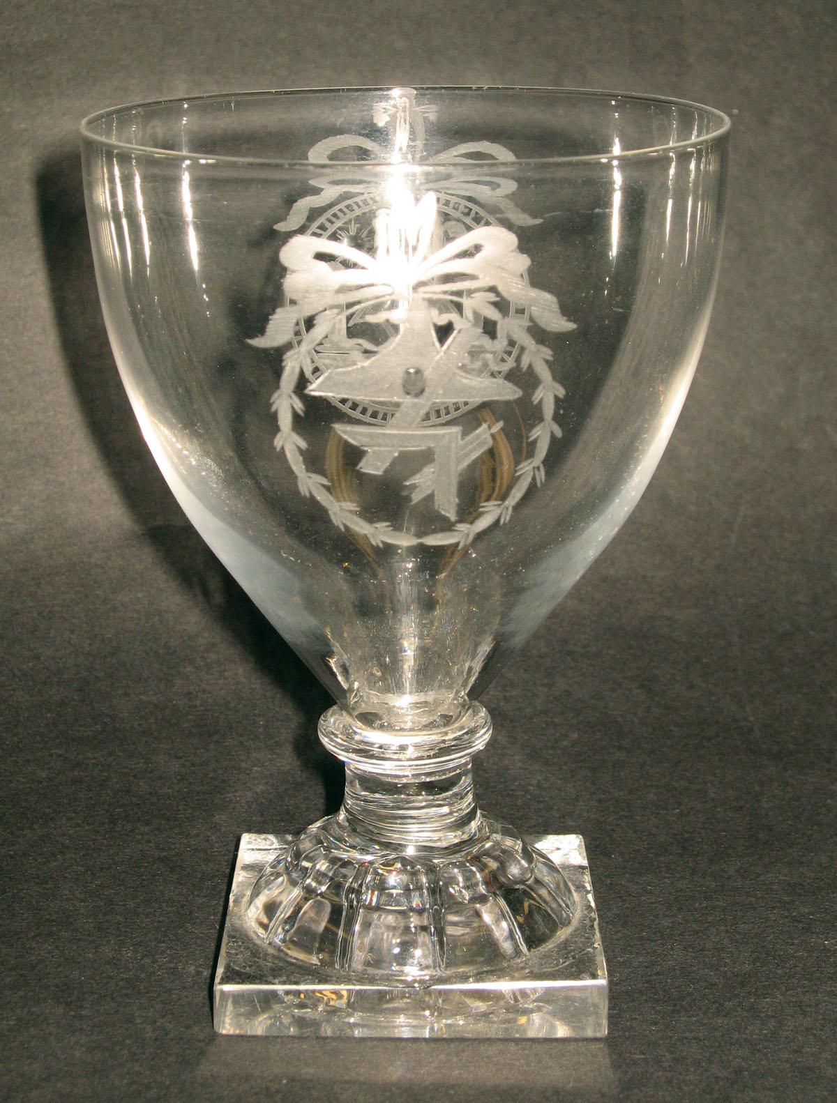 1956.0047 Glass goblet (opposite side)