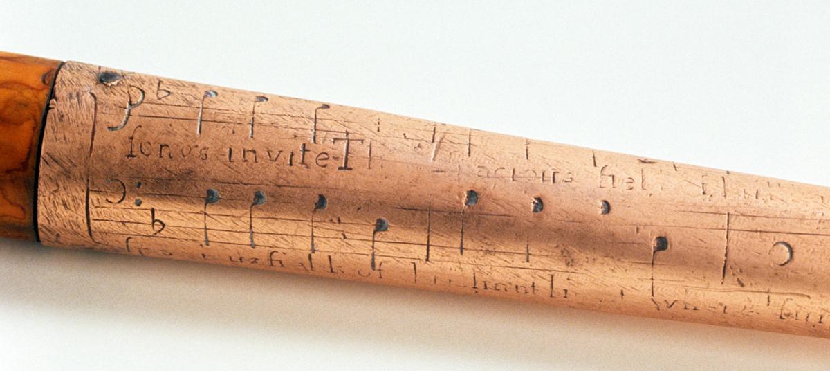 1956.0055.003 Walking Stick, Detail 3