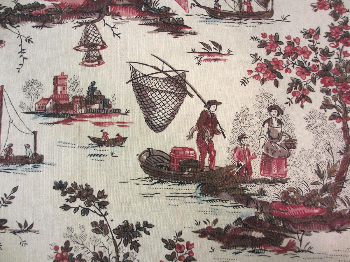 1956.0056.022 textile, printed, detail1