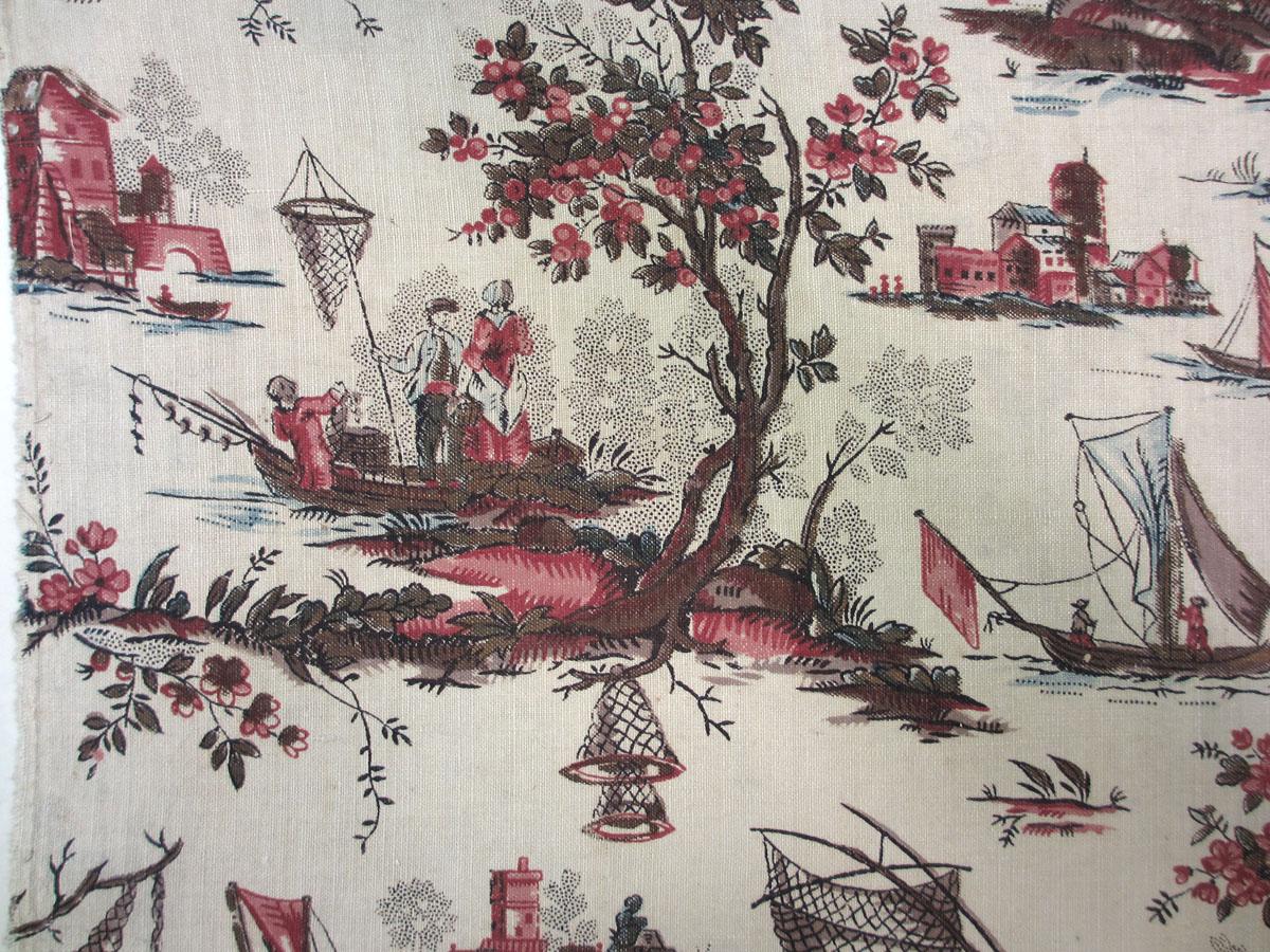 1956.0056.022 textile, printed, detail2