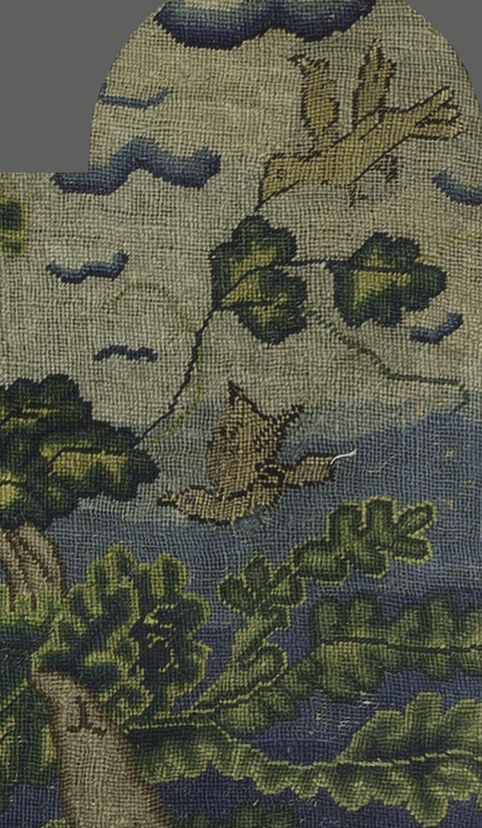 1956.0062 Needlework Picture, Detail 8