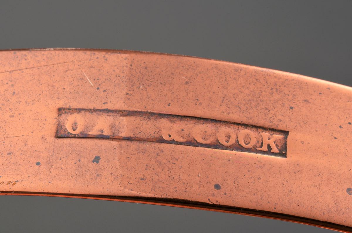 1956.0064.002 A, B Kettle, detail, mark