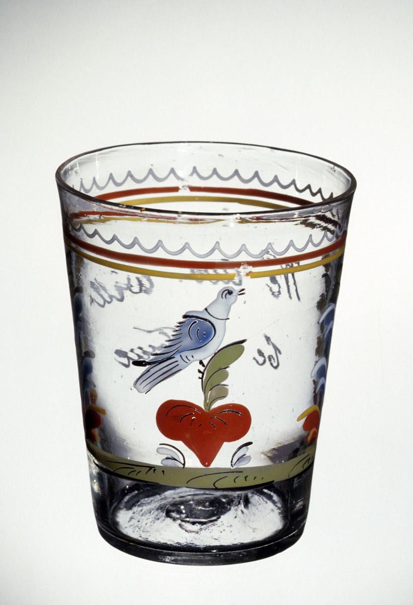 1956.0071 Glass tumbler or beaker (side 2)