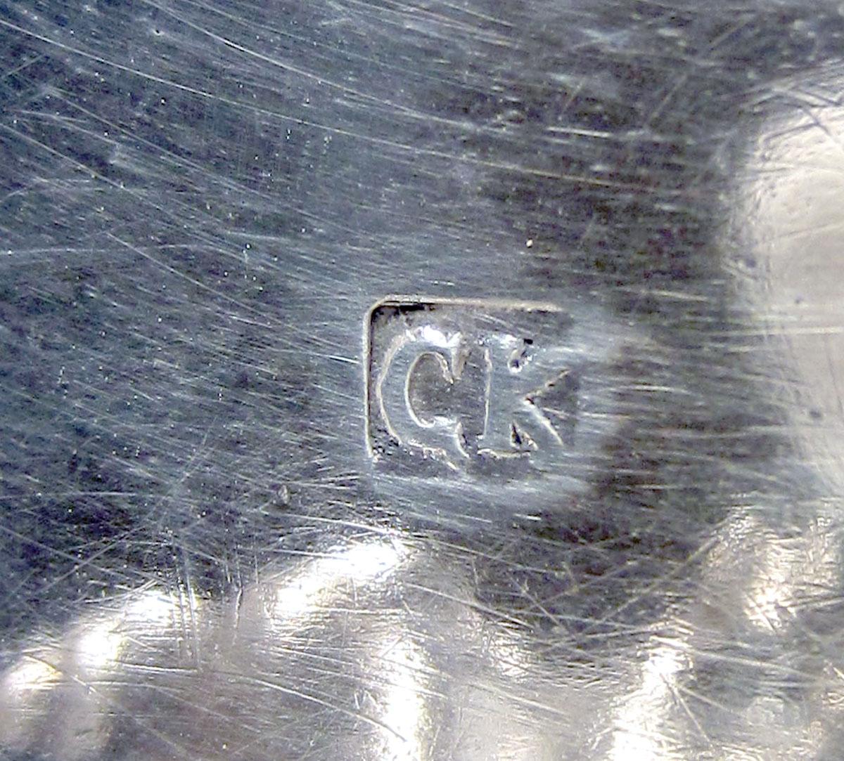 1956.0084 Silver Tankard mark 1