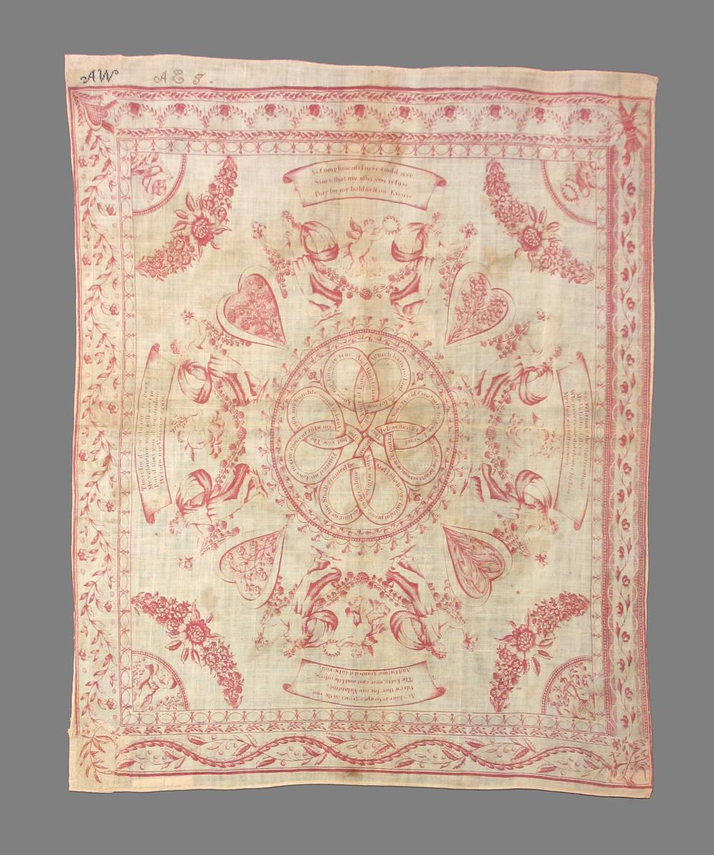 1956.0501 textile, printed obverse
