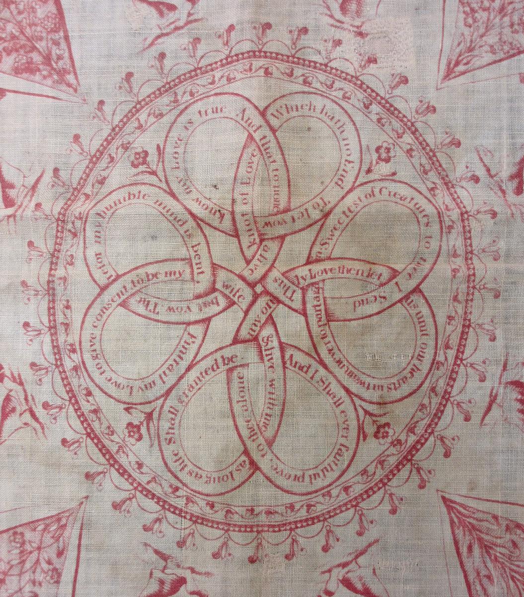 1956.0501 textile, printed detail