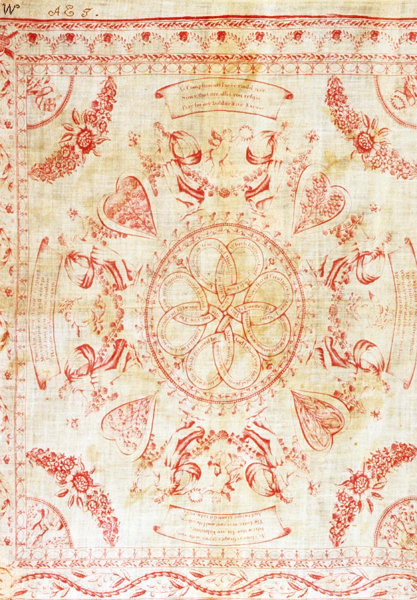 T505 Textile, printed, design repeat