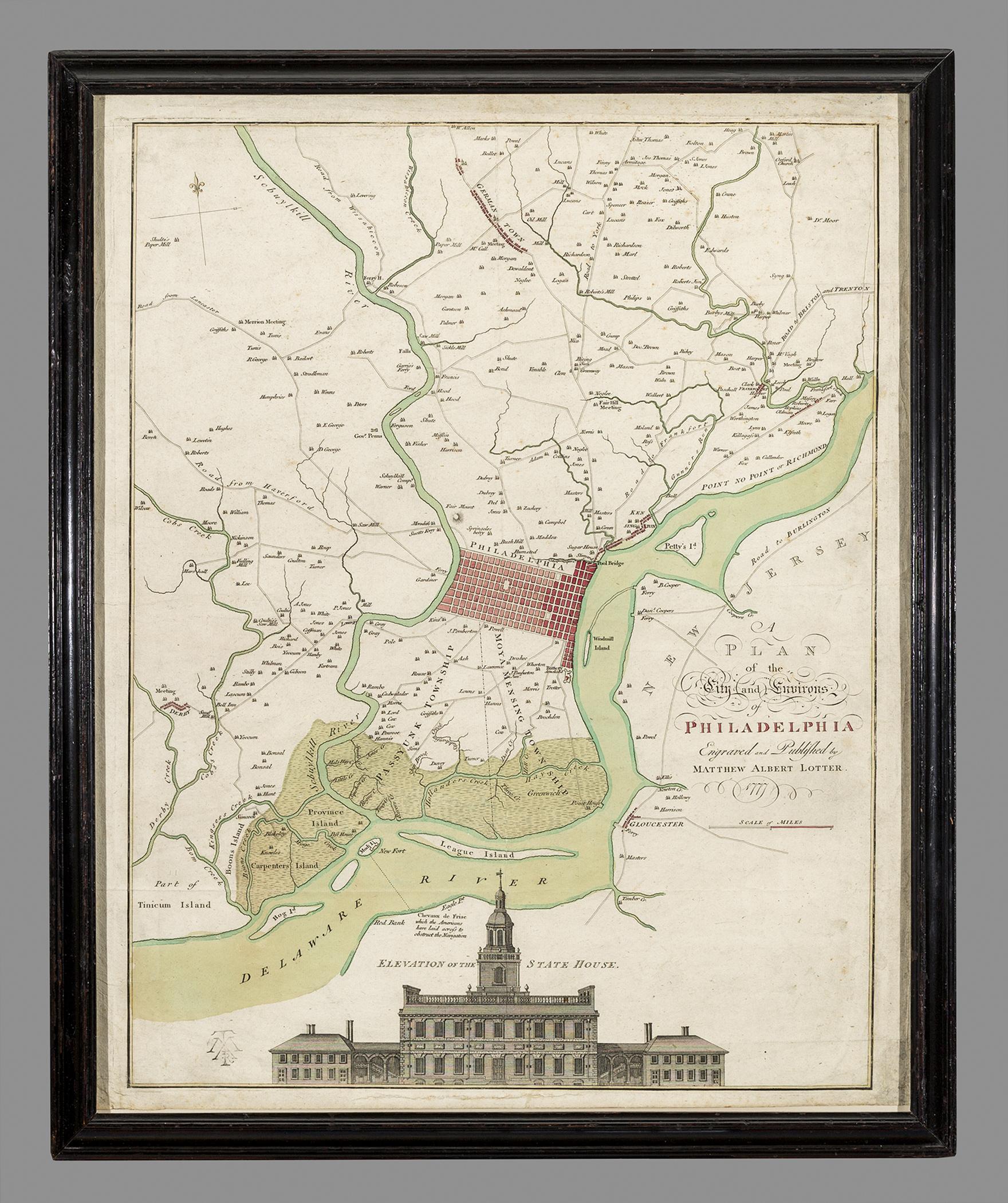 1956.0503 A Map, B Frame, view 1