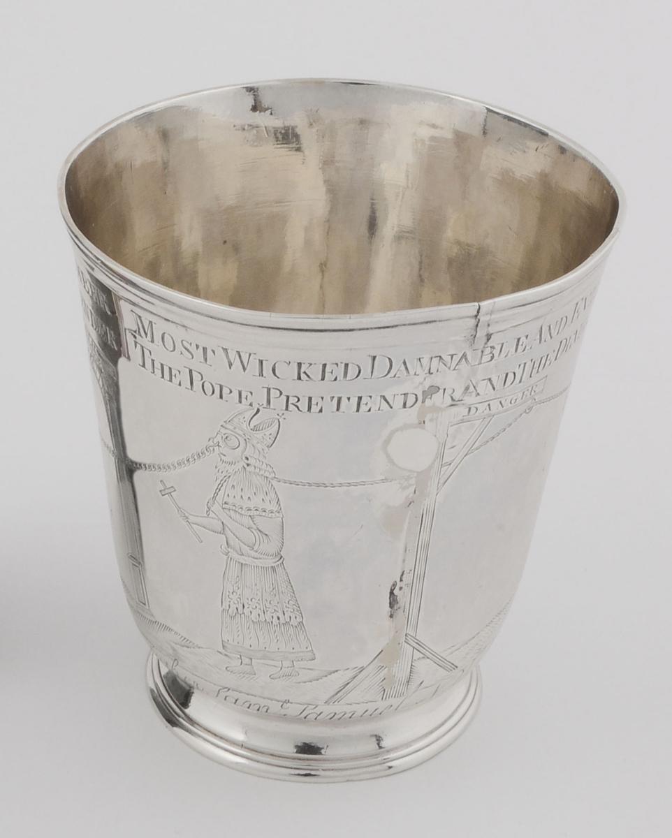 1956.0521 Silver Beaker, View 2