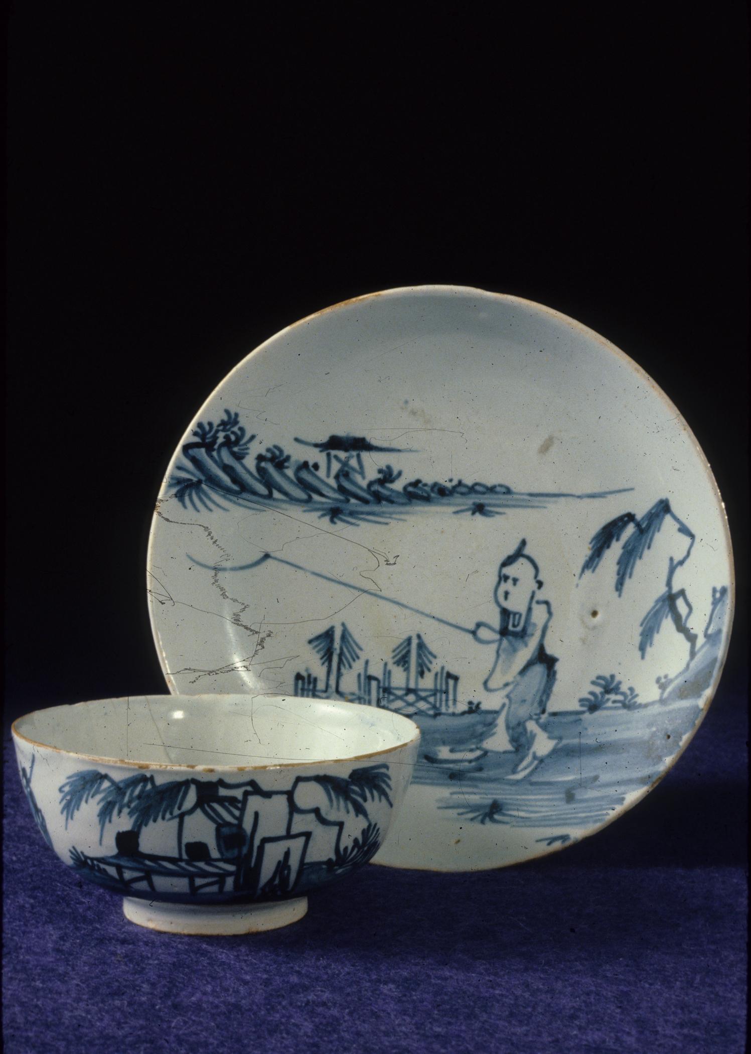 1956.0534 A, B cup and saucer