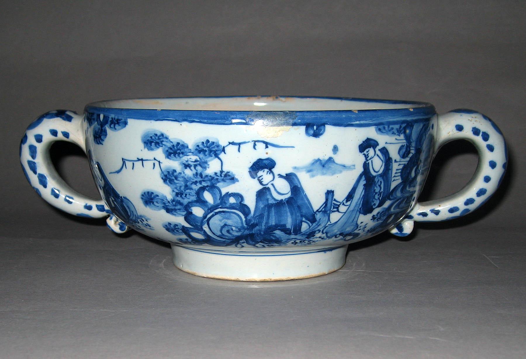 1956.0535 Earthenware bowl (side 2)