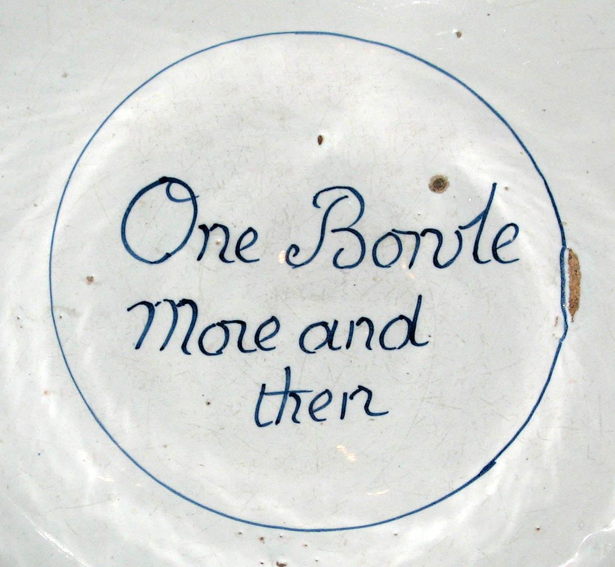1956.0539 Delft punch bowl (detail)
