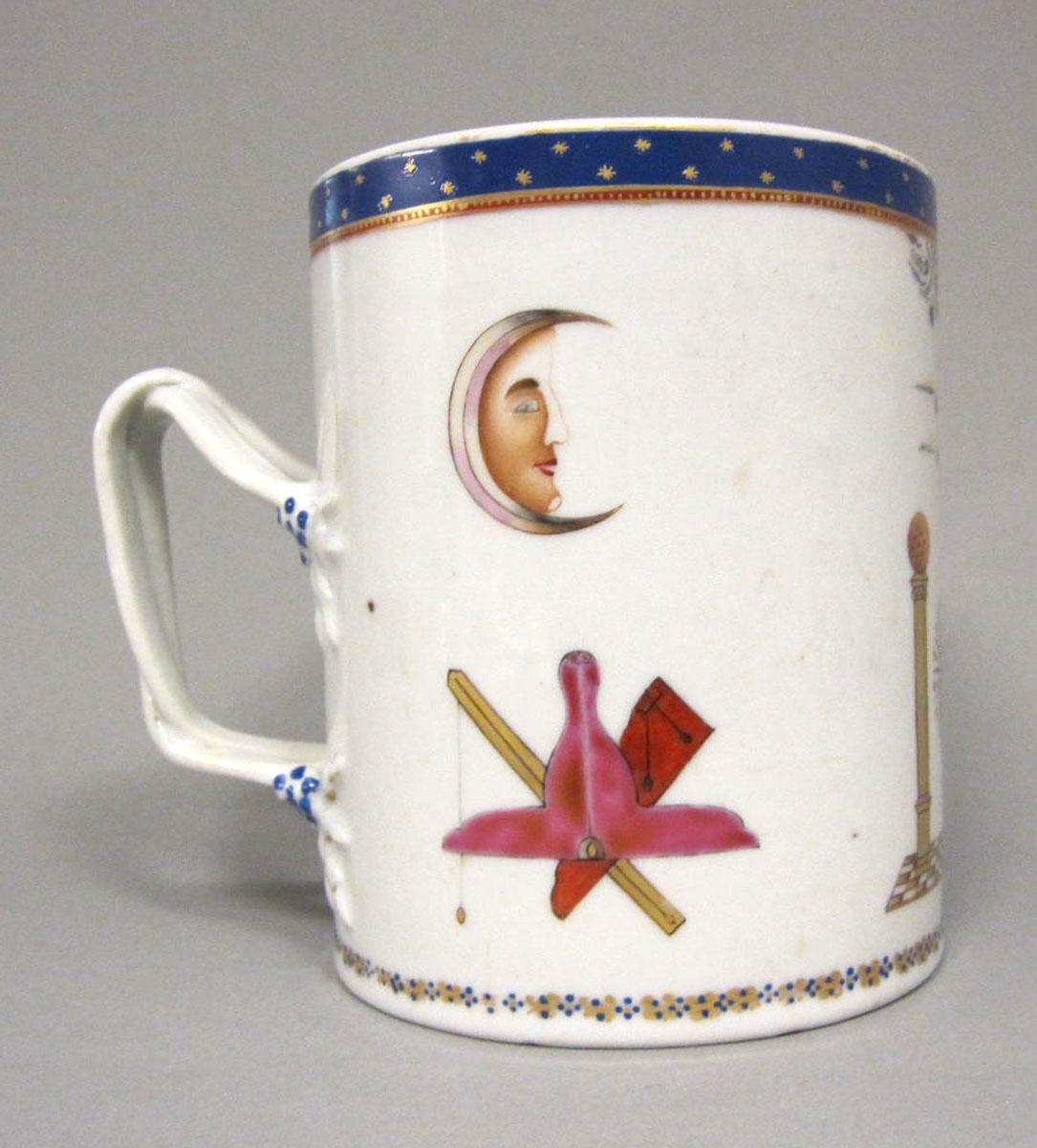 1956.0557 Porcelain mug face two