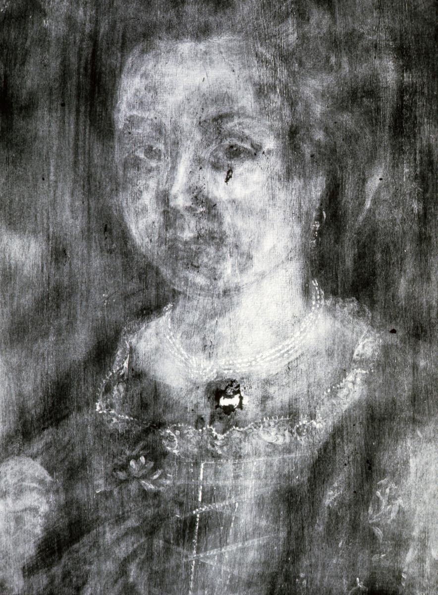 1956.0565 Painting, Xray Detail
