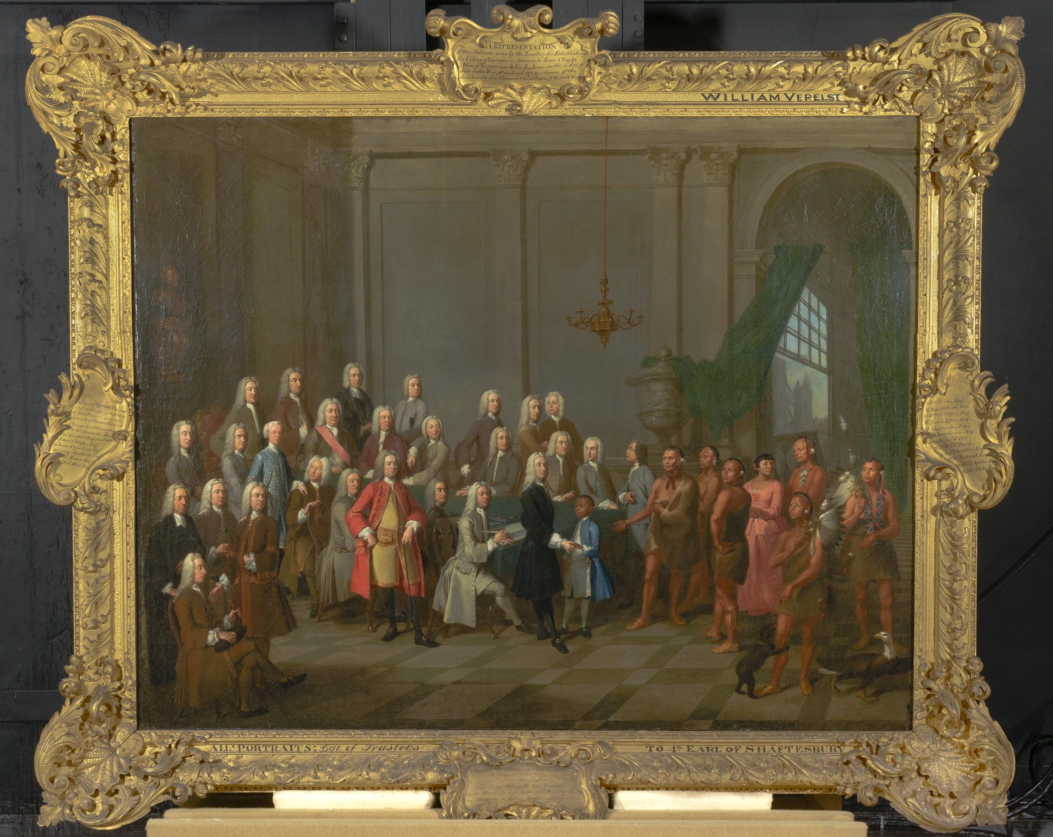 1956.0567 A Painting, B Frame, view 1