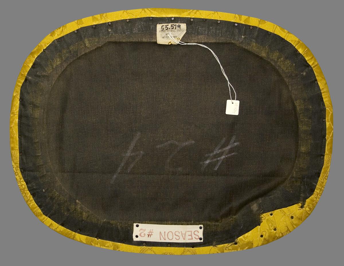 1969.4317 Slip Seat, Verso