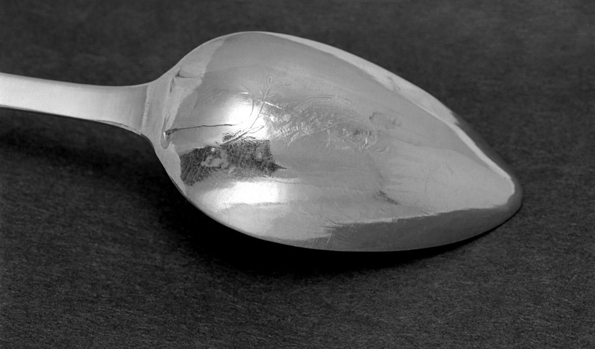1956.0582.002 Spoon, drop decoration