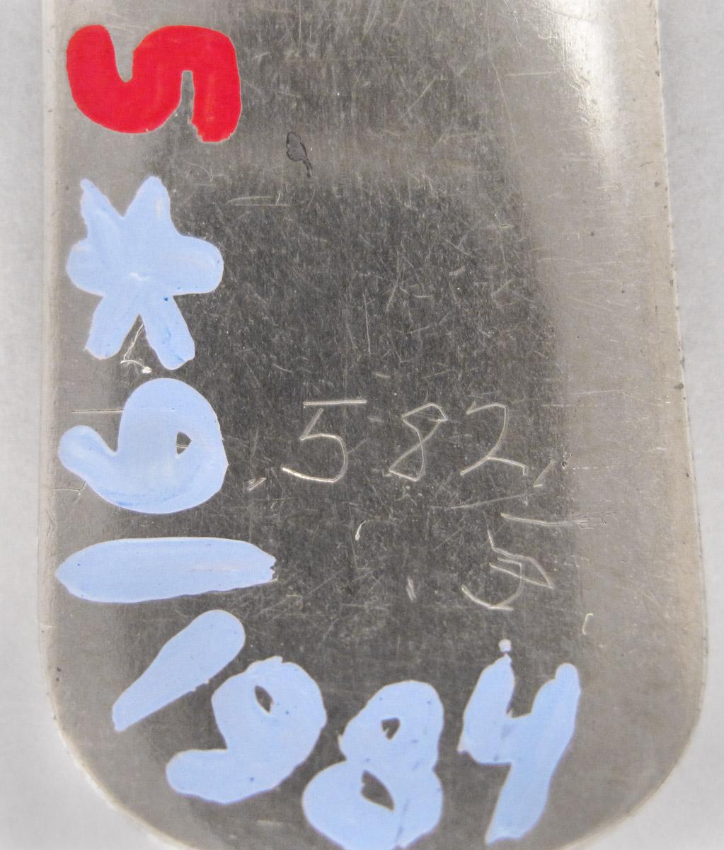 1956.0582.005 Spoon, inscription