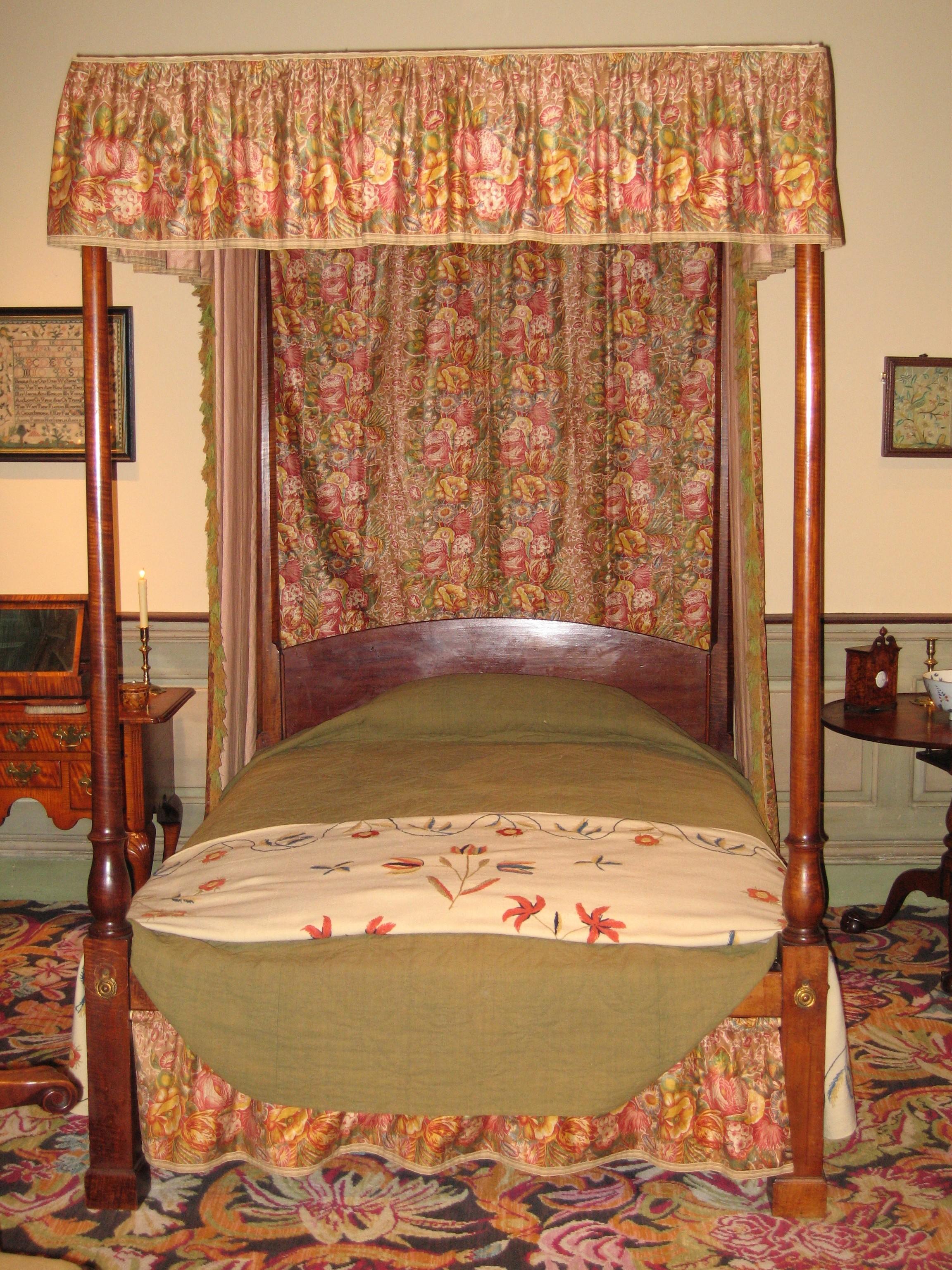 Maple bed overall.
