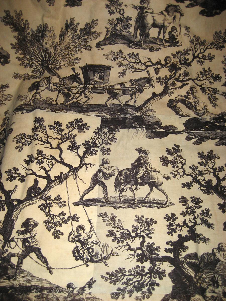 T143 textile, printed design repeat