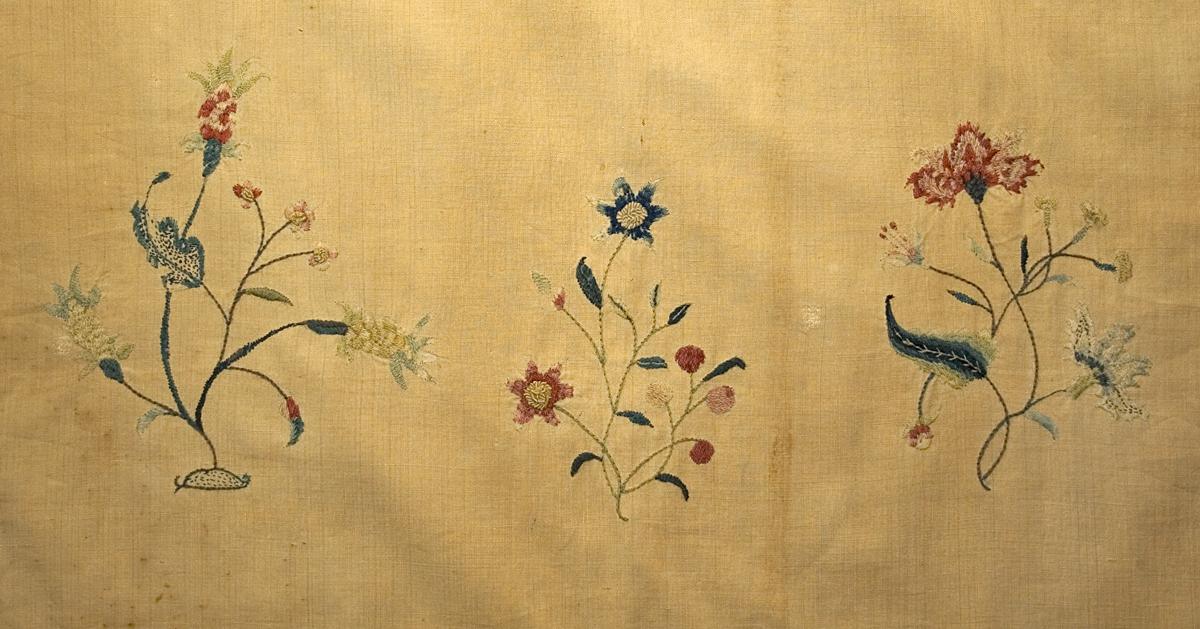 1956.0599.003 Bed Hanging, Side Curtain, Pattern Detail
