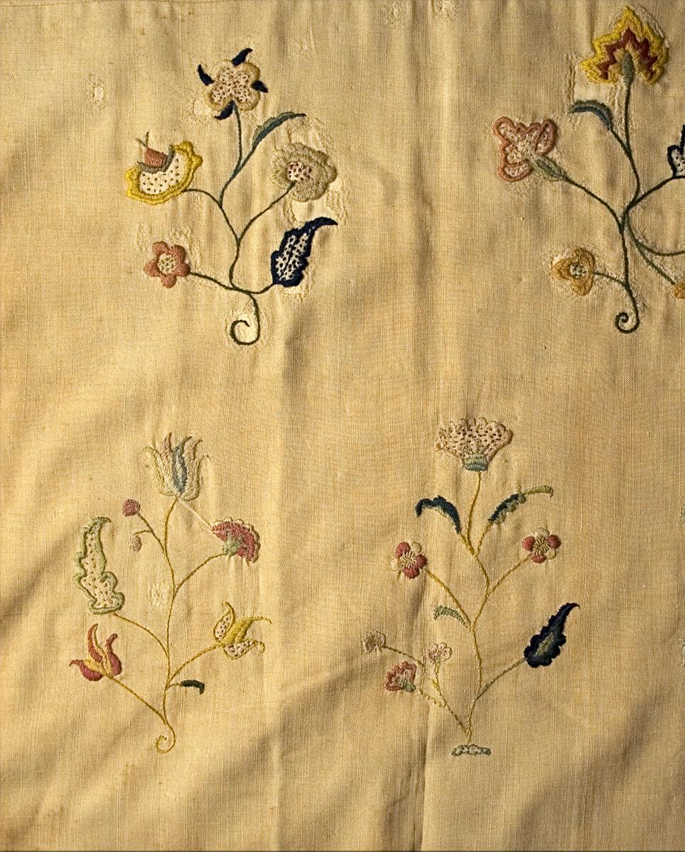 1956.0599.003 Bed Hanging, Side Curtain, Pattern Detail #2
