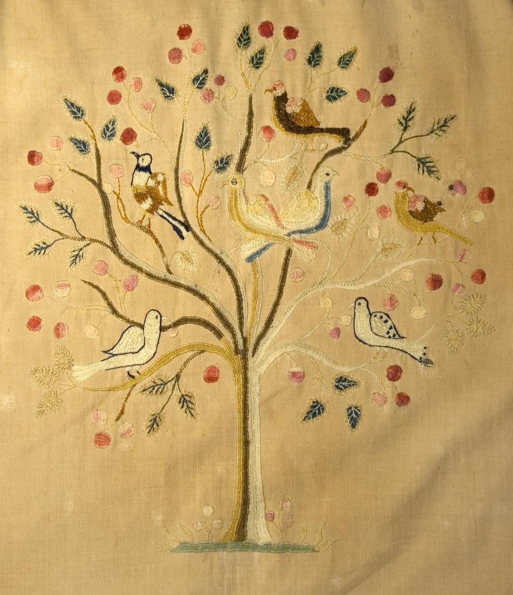 1956.0599.004 Bed Hanging, Headcloth, Fabric Detail #2