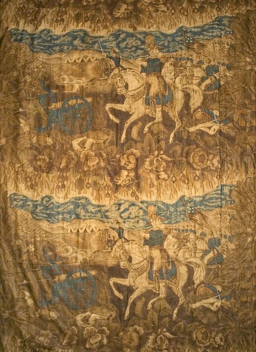 1956.0609 B Window Hanging, Side Curtain, Pattern Repeat
