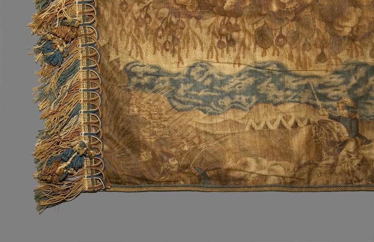 1956.0609 B Window Hanging, Side Curtain, Edge Detail