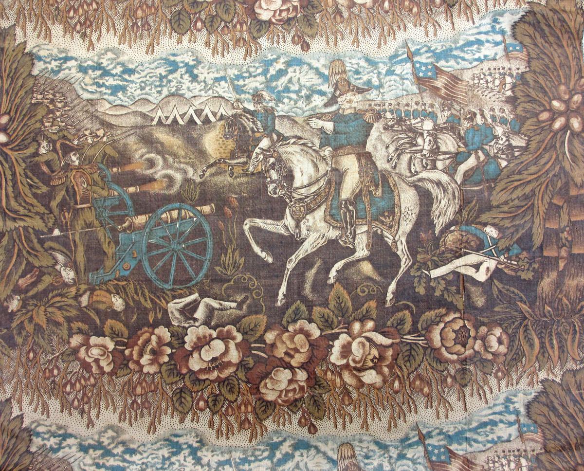 T125 textile, printed design repeat