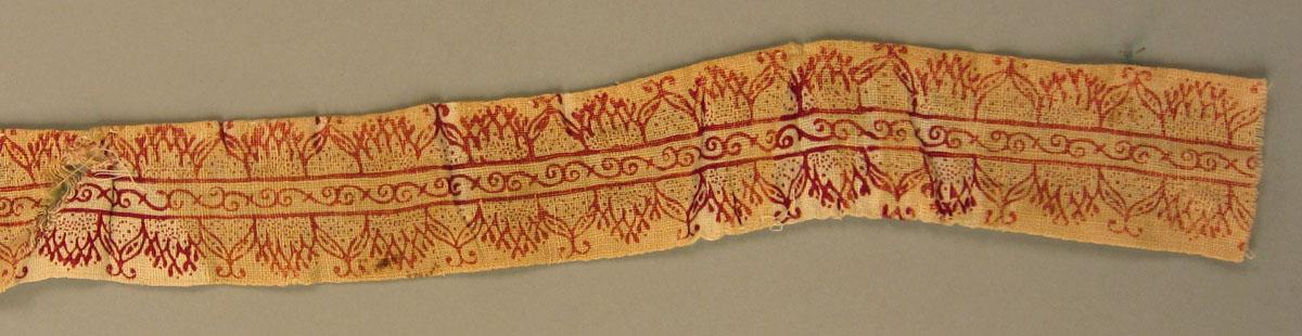 1956.0610 (assoc.), No number, Textile, printed obverse
