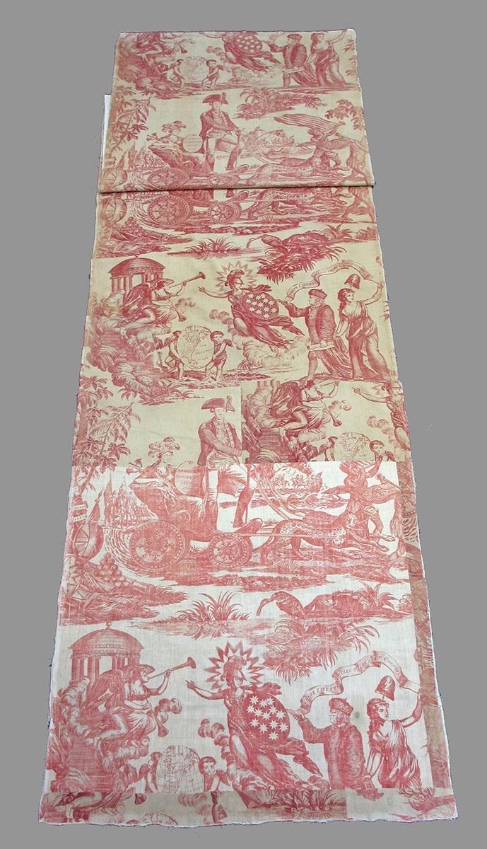 1956.0612.001 A Textile, printed obverse