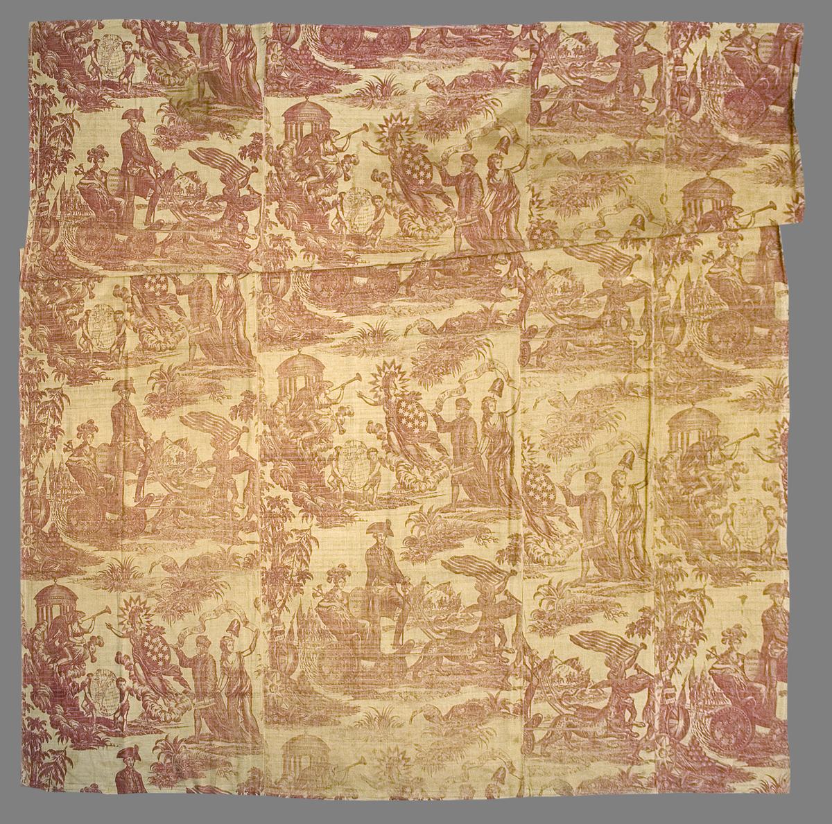 1956.0613.002 A Textile, Printed, Ex-Bedcover