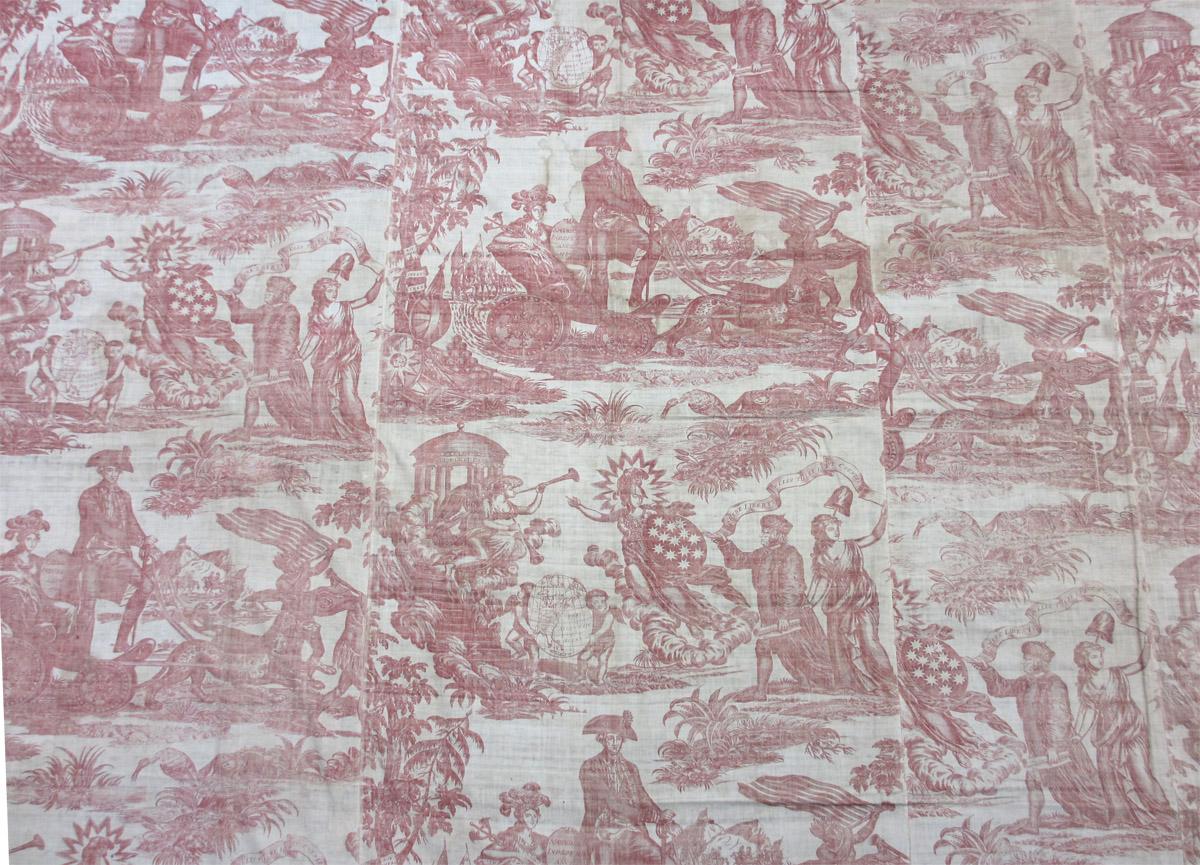 1956.0613.002 A Textile, printed partial obverse