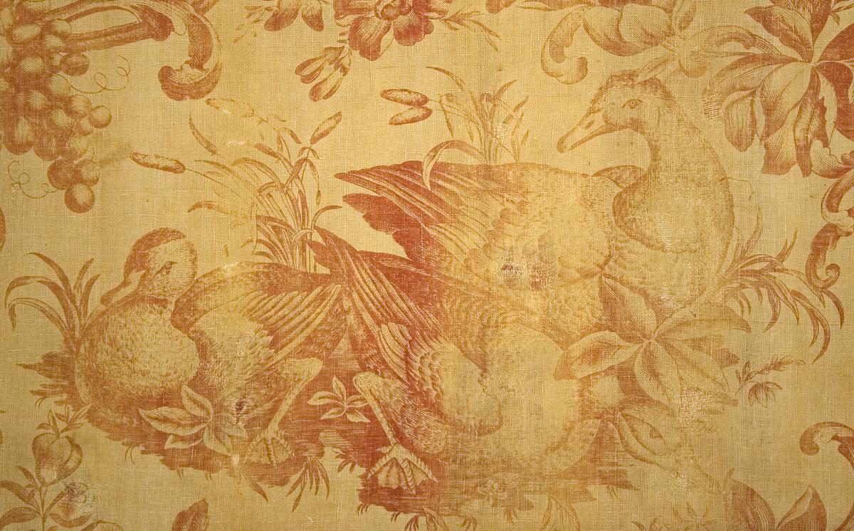 1956.0614.003 Bed Hanging, Valance, Pattern Detail
