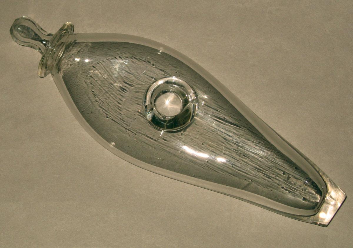 1957.0006 Glass nursing bottle