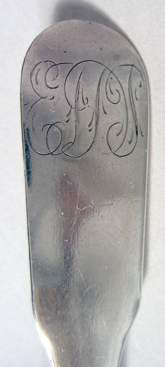 1957.0007.001 Silver Spoon engraving