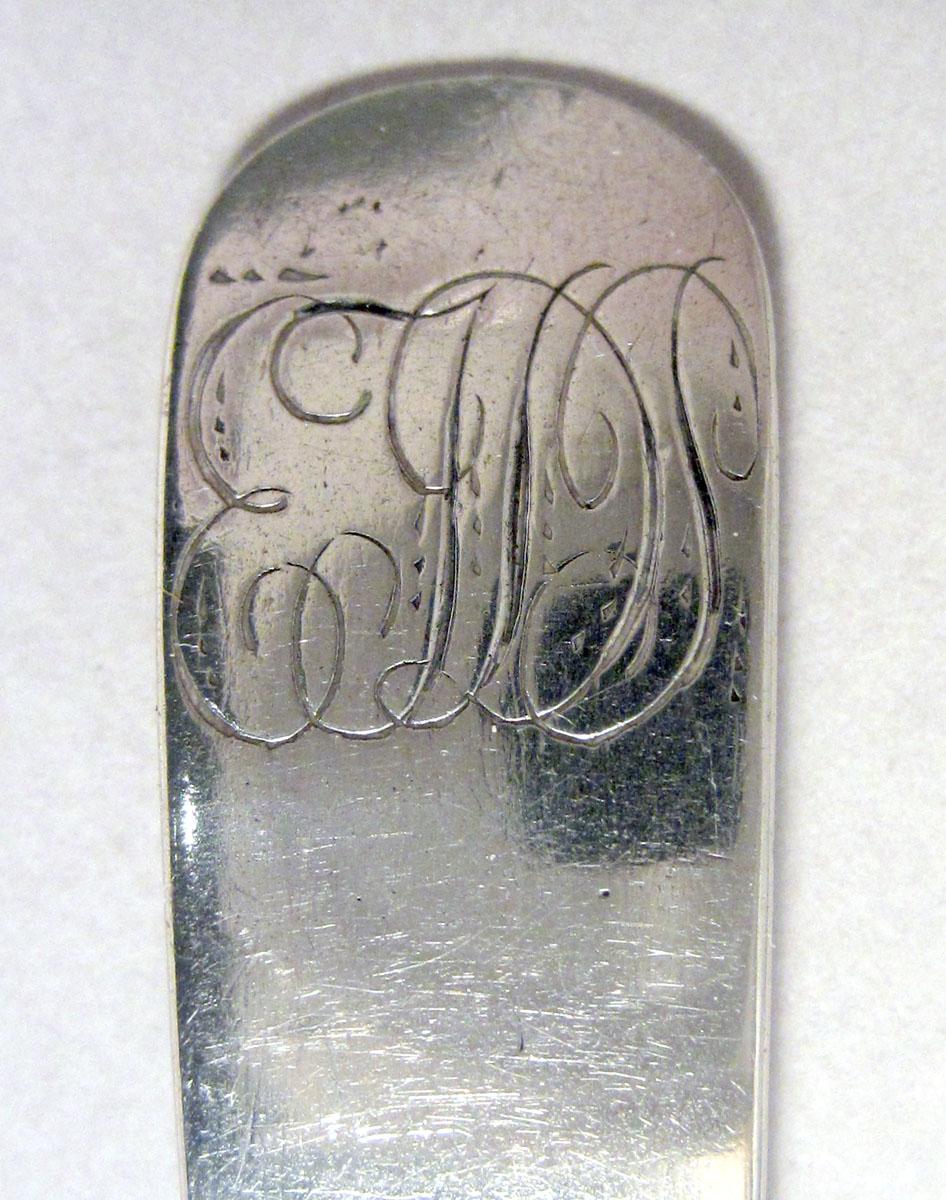 1957.0007.002 Silver Spoon engraving